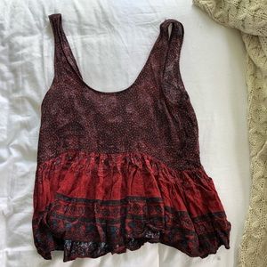 Urban Outfitters flowy cropped tank